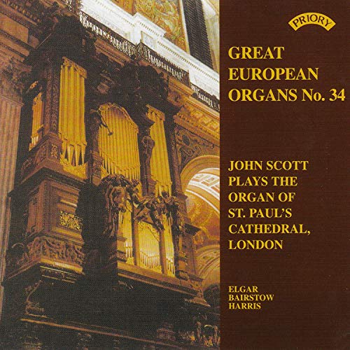 CD cover: ornate pipe organ in St. Paul’s Cathedral, London.