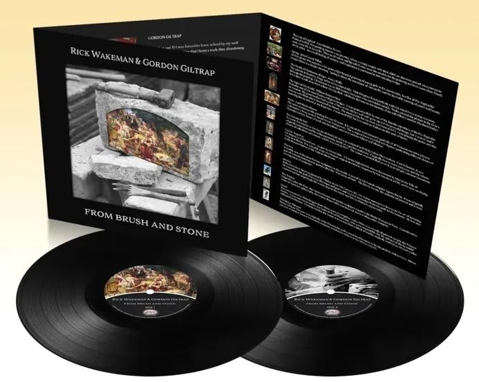 Vinyl record of Rick Wakeman & Gordon Giltrap’s “From Brush and Stone.”