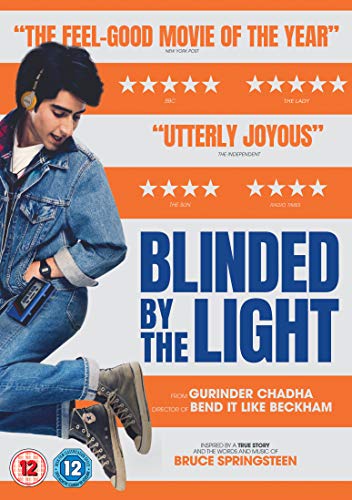 Blinded By The Light" DVD cover featuring a young man with headphones.