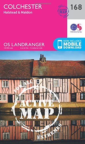 Landranger Active (168) Colchester, Halstead & Maldon (OS Landranger Active Map)