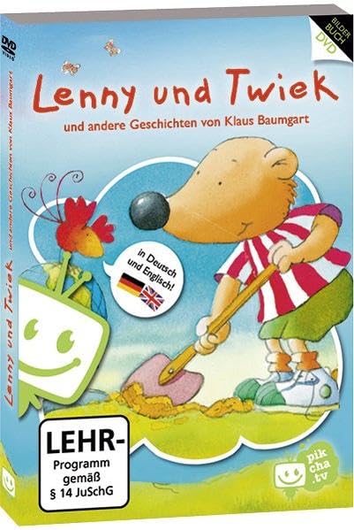 DVD cover for "Lenny Und Twiek" featuring a bear and insect illustration.