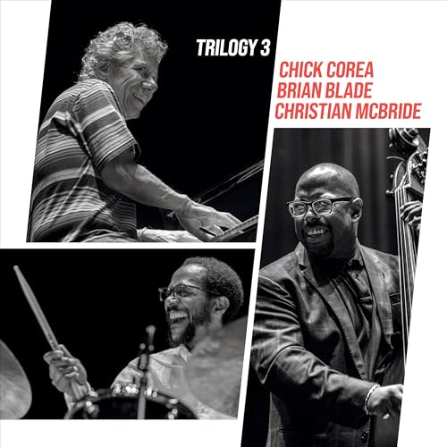 Album cover featuring Chick Corea, Brian Blade, and Christian McBride.