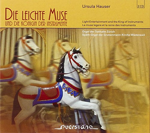 CD cover with carousel horses, text in German and English.