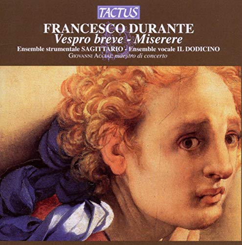 CD cover: Renaissance painting detail with text "Vespro breve - Miserere".
