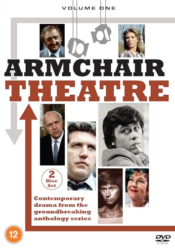 DVD cover for "Armchair Theatre: Volume 1" featuring portraits of actors.