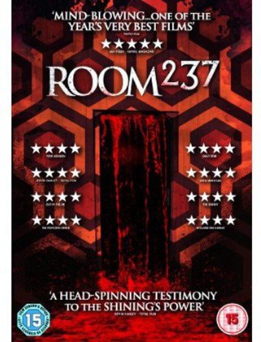 Room 237" DVD cover: a dark hallway with a blood-red doorway.