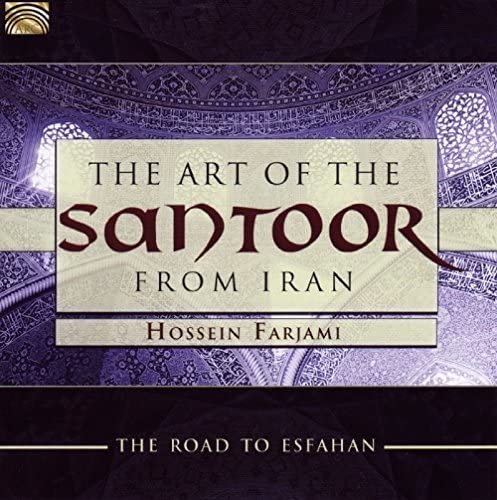 CD cover for "The Art of the Santoor From Iran" featuring ornate patterns.