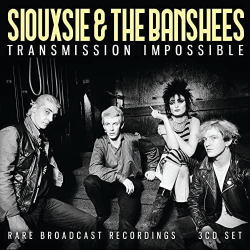 Siouxsie & The Banshees album cover with band members in black and white.