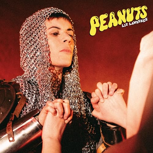Album cover for Liz Lawrenceās āPeanutsā featuring a person in chainmail.