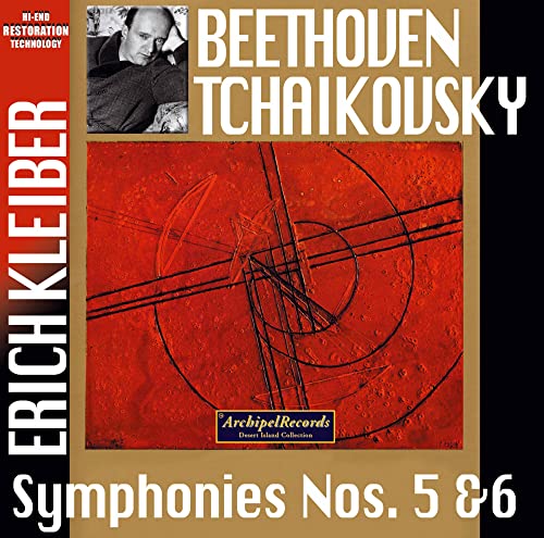 CD cover featuring conductor Erich Kleiber, Beethoven, and Tchaikovsky symphonies.