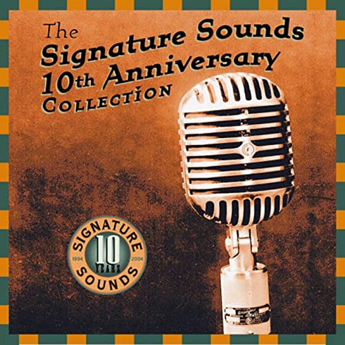 CD cover: vintage microphone with “Signature Sounds 10th Anniversary Collection” text.