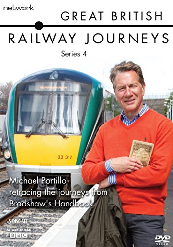 DVD cover for “Great British Railway Journeys: Series 4” with Michael Portillo.