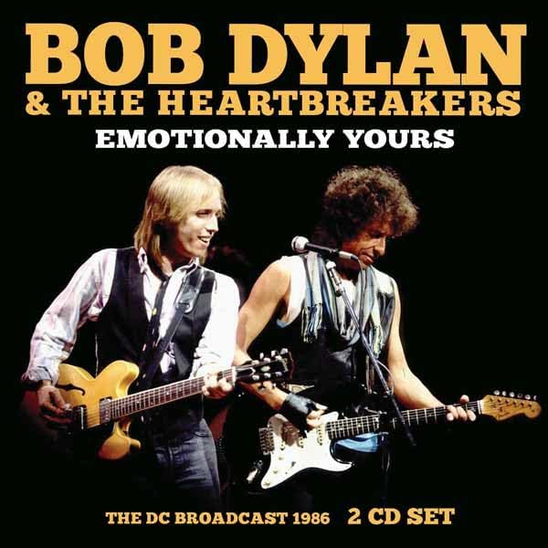 Bob Dylan and Tom Petty performing with guitars on album cover.
