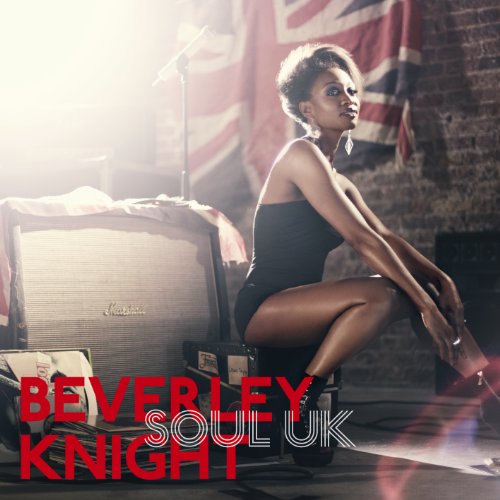 Beverley Knight album cover, featuring the artist with a Union Jack backdrop.