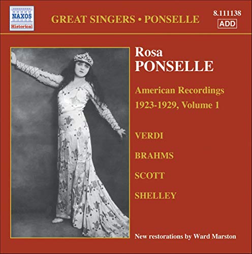 CD cover for Rosa Ponselleās āAmerican Recordings, Vol. 1ā featuring a portrait.