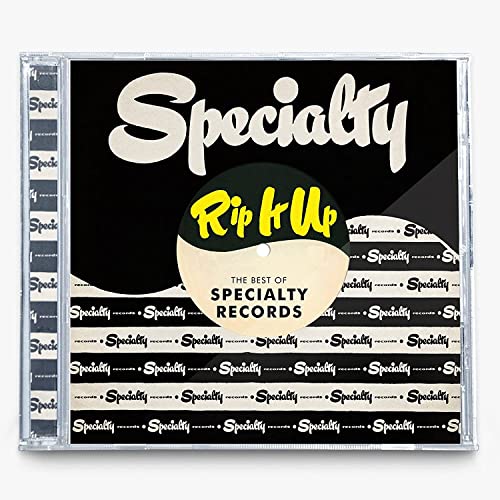 CD case with “Specialty Records” and “Rip It Up” text on a black background.