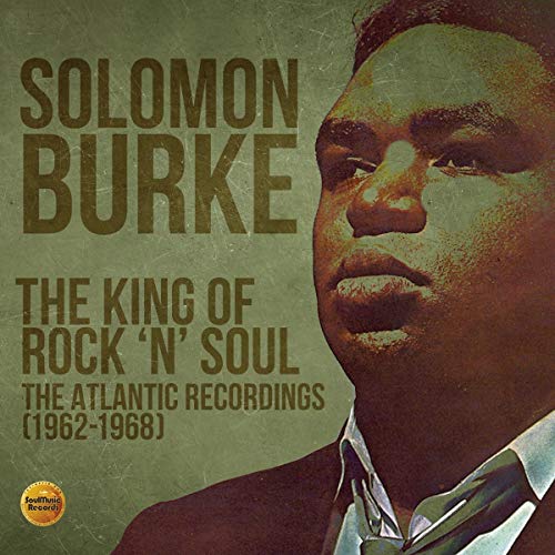 Solomon Burke portrait on album cover, text reads "King of Rock 'N' Soul".