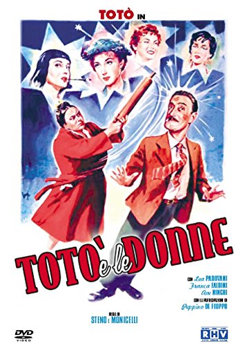 DVD cover for "Toto e le Donne" featuring actors in a comedic scene.