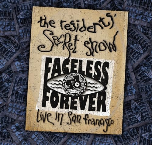 Vinyl record cover for The Residents’ “Secret Show (Live in San Francisco)”.