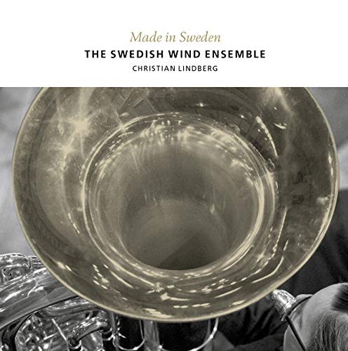 CD cover featuring a close-up view into a brass instrument’s bell.