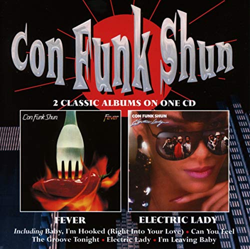 CD cover for Con Funk Shun’s “Fever / Electric Lady” with album art.