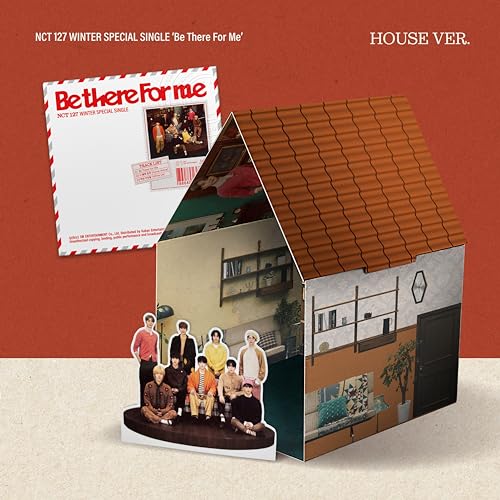 NCT 127 "Be There For Me" CD package shaped like a house.