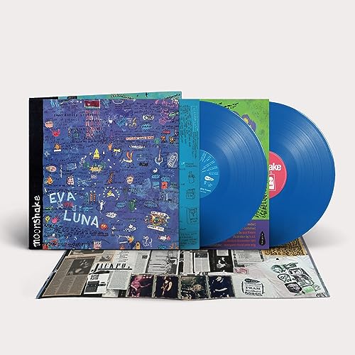Moonshake “Eva Luna” deluxe vinyl edition with blue records and artwork.