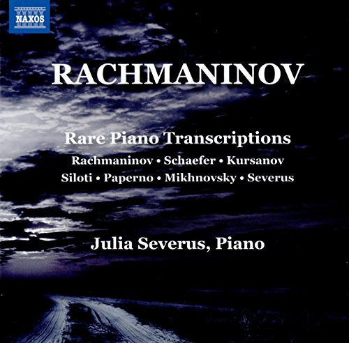 CD cover for Rachmaninov piano transcriptions performed by Julia Severus.