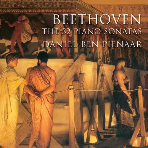 Album cover featuring classical figures in robes standing before a frieze with text overlay.