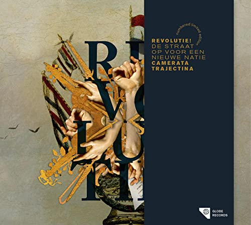 CD cover with hands, flags, and large text reading "Revolutie!