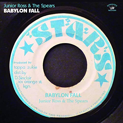 CD cover featuring a blue and white record label with text and stars.