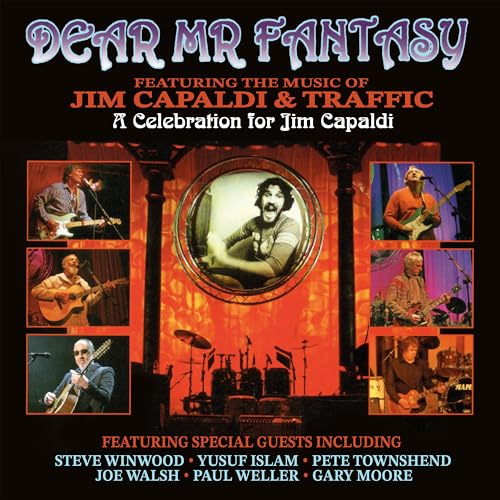 CD cover for “Dear Mr Fantasy” tribute to Jim Capaldi, featuring musicians.