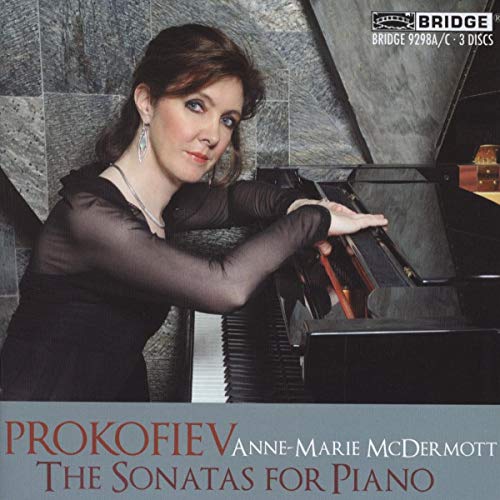 CD case featuring pianist Stephen McDermott and composer Sergei Prokofiev’s name.