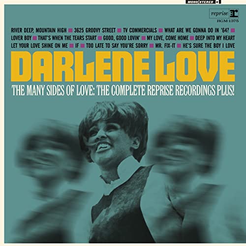 Album cover for Darlene Love’s “The Many Sides of Love” with her portrait.