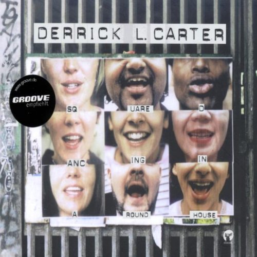 CD cover with a collage of smiling faces and fragmented text.
