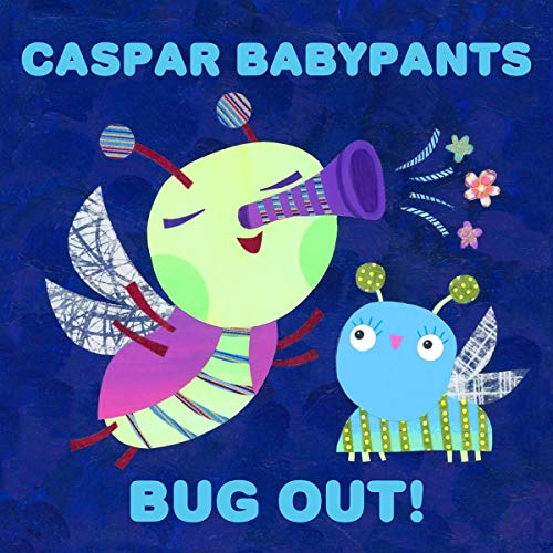 CD cover with cartoon bugs, a green bug playing a trumpet.