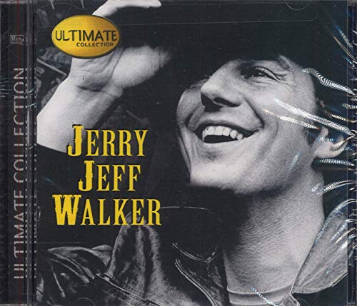 Jerry Jeff Walker album cover, portrait of smiling man in a hat.