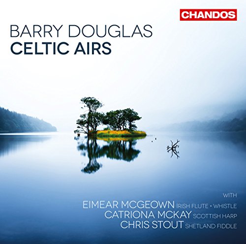 CD cover: tranquil lake scene with small, tree-covered island and text.