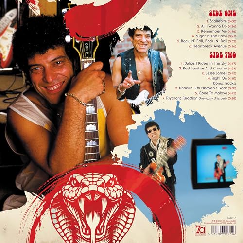 Mungo Jerry “Snakebite Revisited” vinyl record back cover with band members.