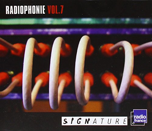 CD cover for “Radiophonie Vol.7” featuring abstract coil and light design.
