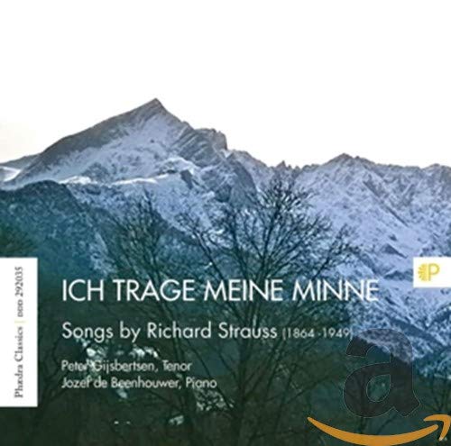 CD cover: snowy mountains, bare trees, and text “Ich Trage Meine Minne”.