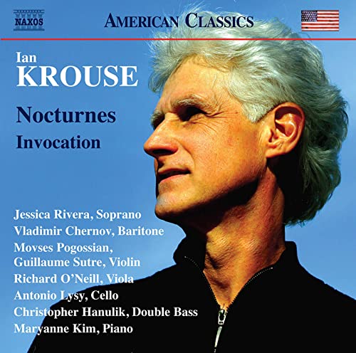 CD cover featuring portrait of Ian Krouse, with album title and artist names.