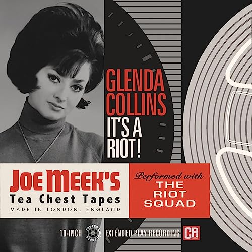 10-inch vinyl EP cover featuring Glenda Collins’ portrait and red text.