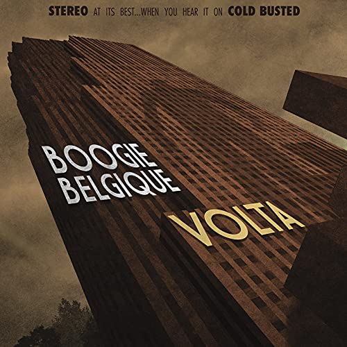 Album cover for Boogie Belgique’s “Volta” featuring a textured building.
