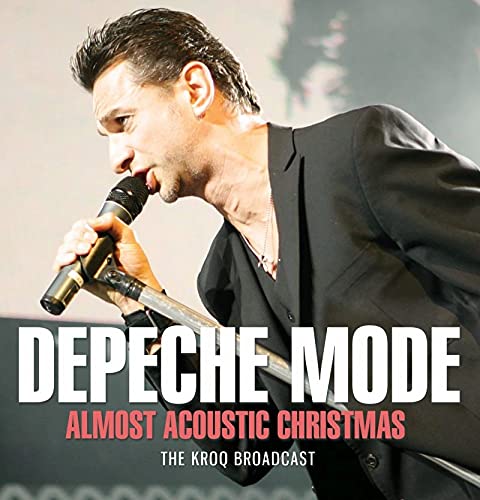 Depeche Mode “Almost Acoustic Christmas” CD cover featuring Dave Gahan singing.