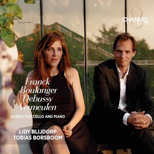 CD cover featuring two musicians, Lidy Blijdorp and Tobias Borsboom.