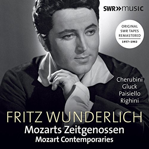 CD cover featuring portrait of Fritz Wunderlich, composers listed below.