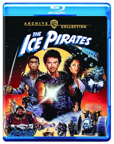 Blu-ray cover for āThe Ice Piratesā featuring characters and spaceships.