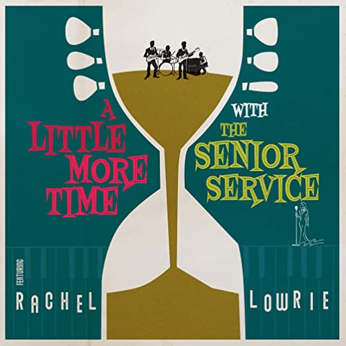 Record cover: stylized hourglass with band illustration and text.