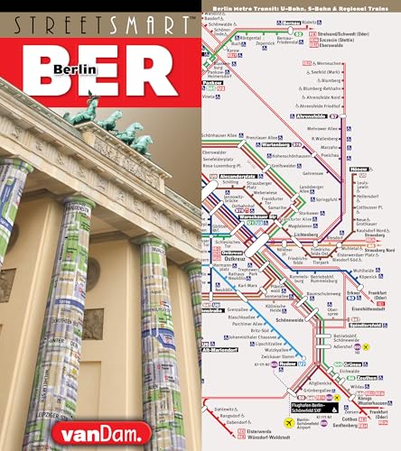 StreetSmart (R) Berlin Map by VanDam : Laminated City Center Street Map of Berlin, Germany